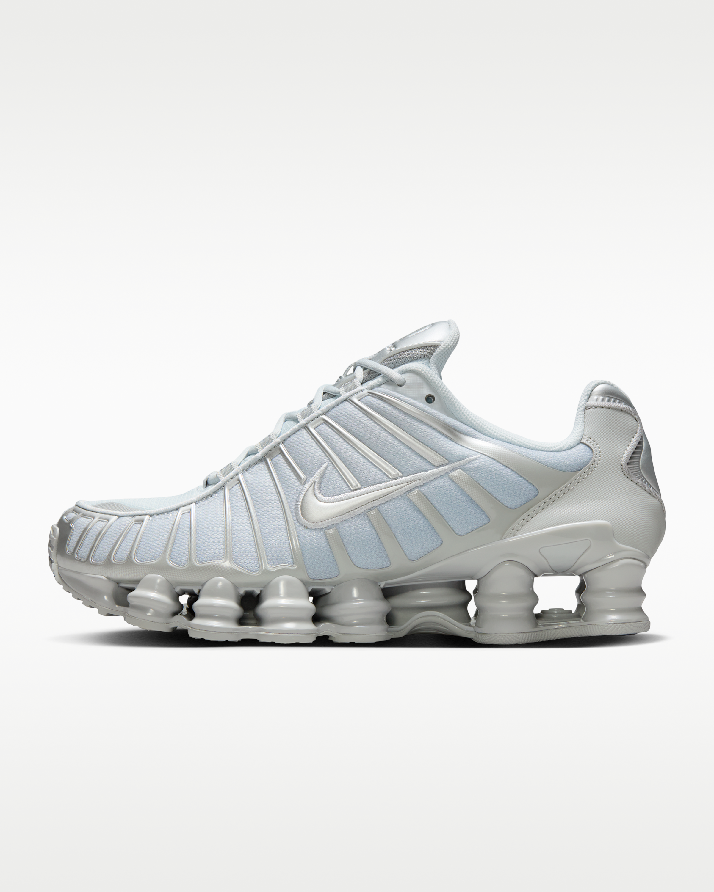 Nike Shox TL Women's Shoes - Pure Platinum/Smoke Grey/Metallic Silver - View 1
