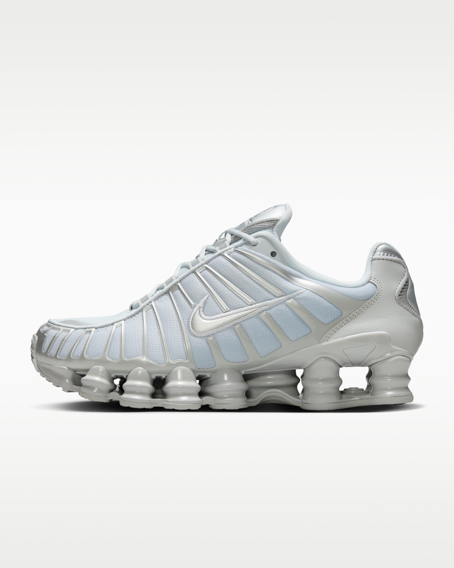 Nike Shox TL Women's Shoes - Pure Platinum/Smoke Grey/Metallic Silver - View 1