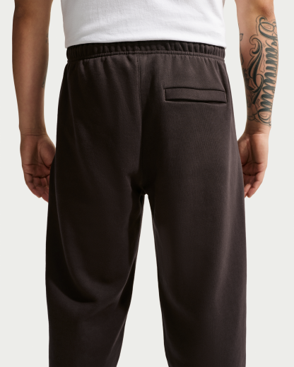 Nike Solo Fleece Men's Cuffed Trousers - Velvet Brown/Sail - View 3