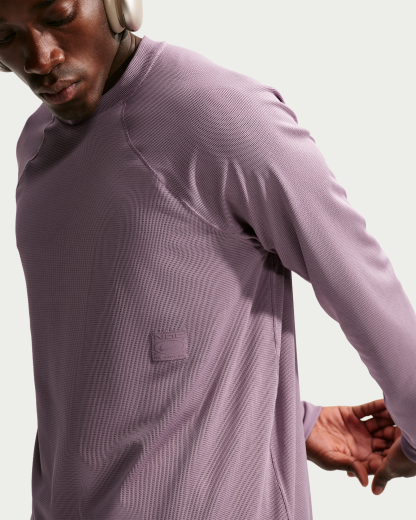 Nike N.A.C. Men's Dri-FIT Long-Sleeve Top - Purple Smoke/Purple Smoke - View 3