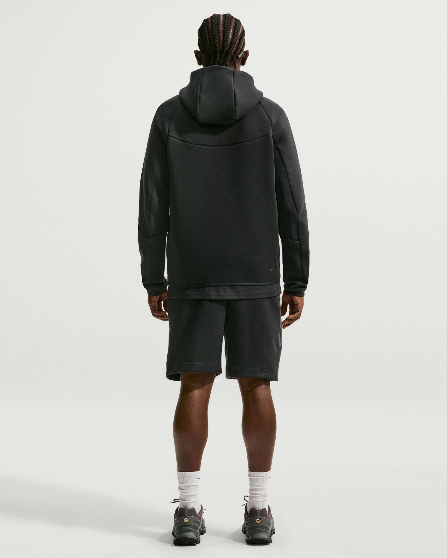 Nike Tech Men's Fleece Windrunner Full-Zip Jacket - Black/Black - View 5