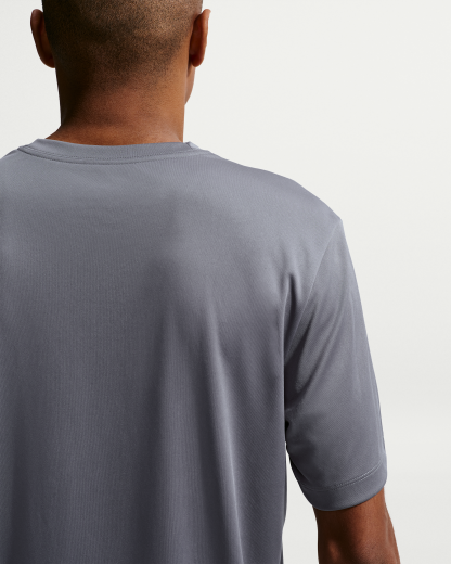 Nike Men's Dri-FIT Training T-Shirt - Smoke Grey/Black - View 2