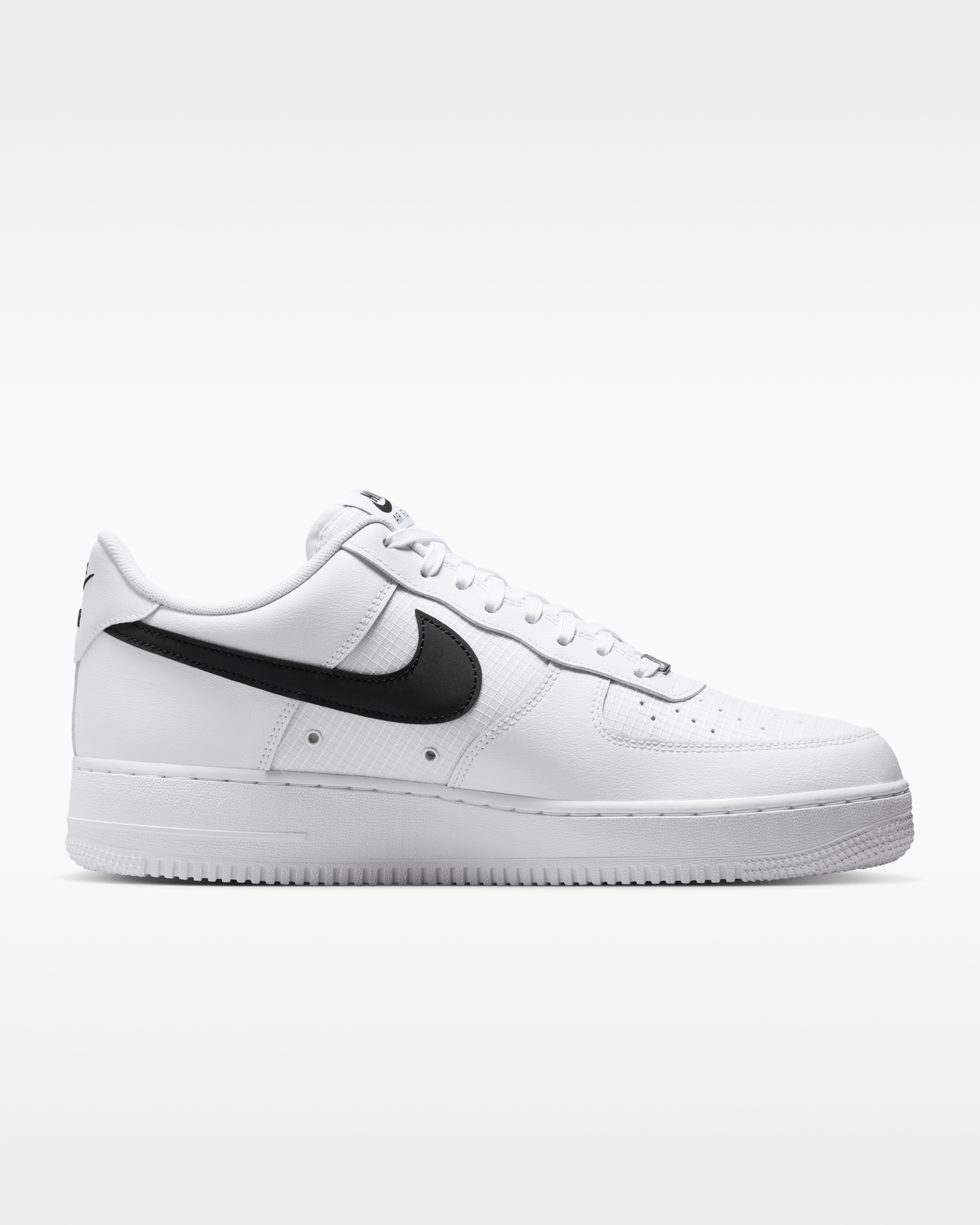 Nike Air Force 1 '07 LV8 Men's Shoes - White/White/Black - View 3