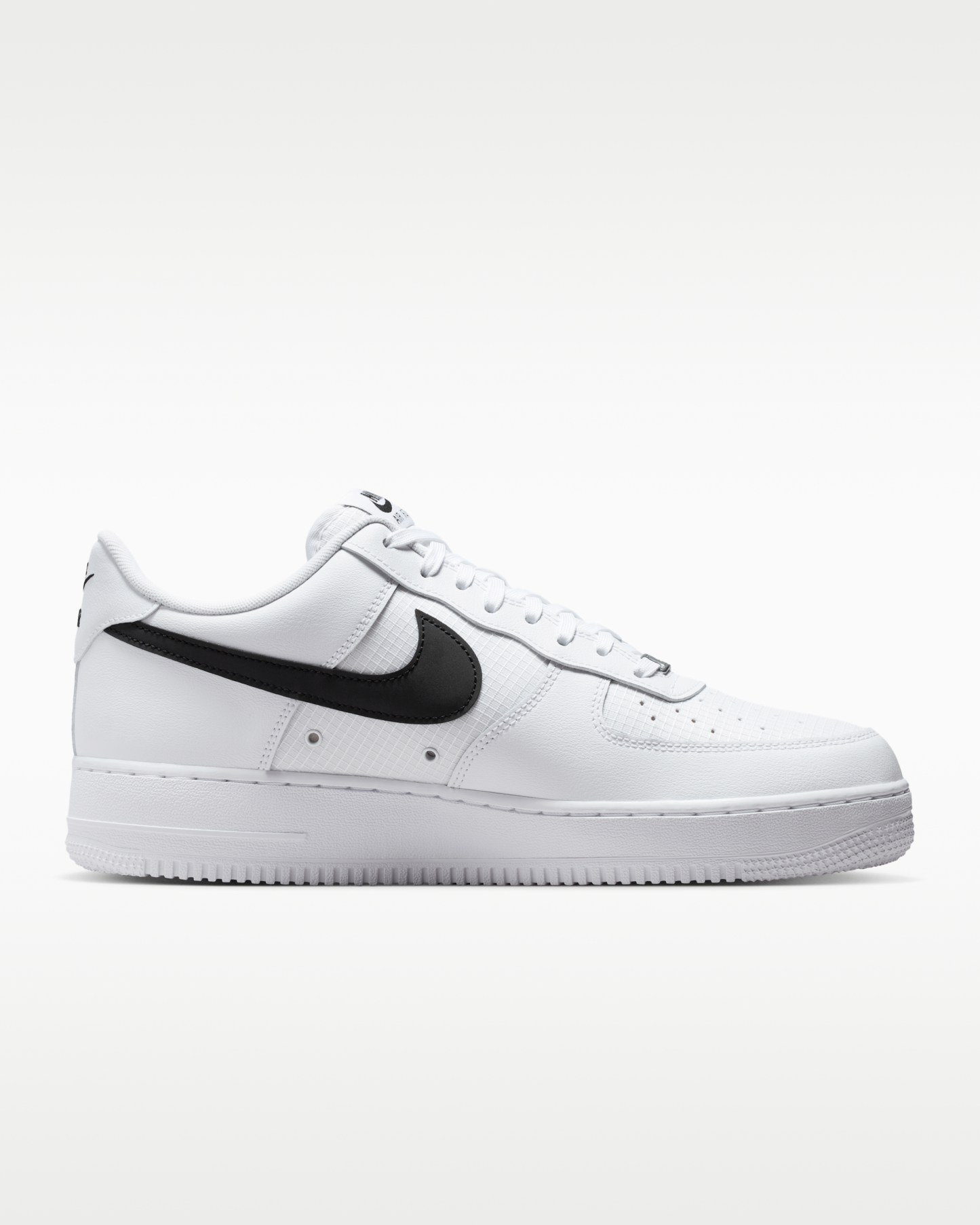 Nike Air Force 1 '07 LV8 Men's Shoes - White/White/Black - View 3