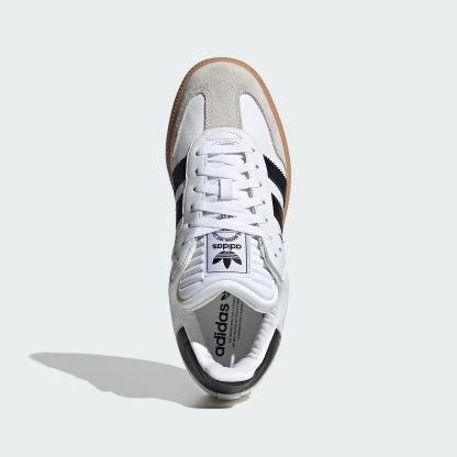 adidas Samba XLG Shoes - Cloud White / Core Black / Gum - View 5