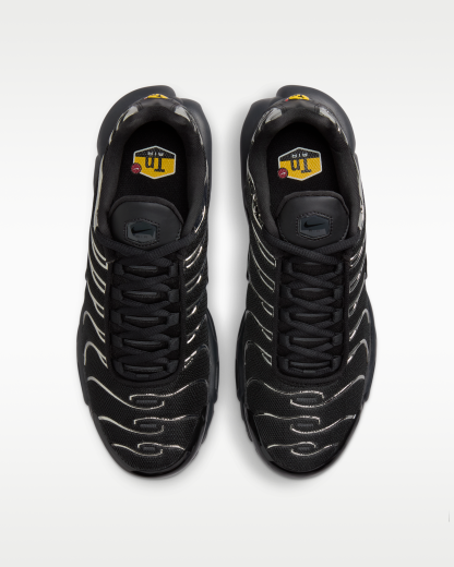 Nike Air Max Plus SE Women's Shoes - Black/Metallic Silver/Laser Crimson/Off-Noir - View 3