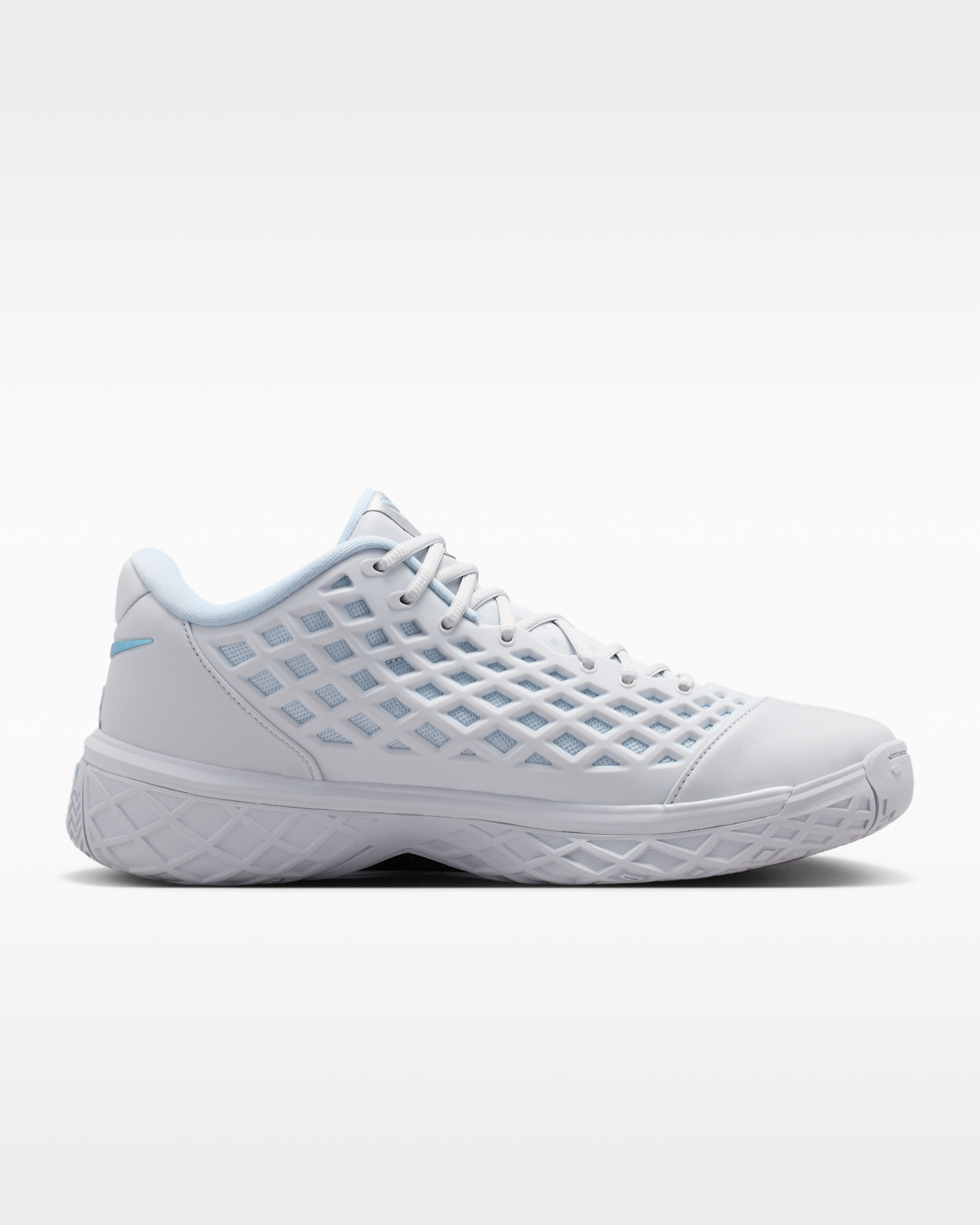 Kobe III Low Protro Men's Basketball Shoes - Pure Platinum/Armoury Blue - View 3