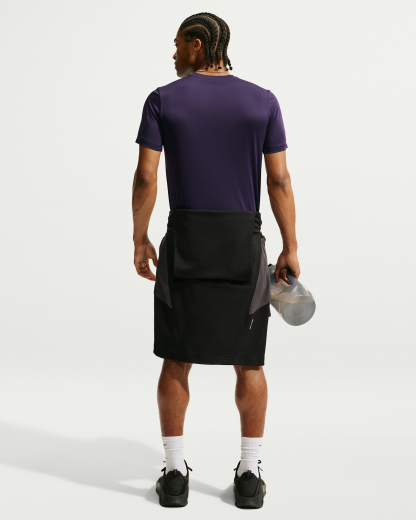 Nike Men's Dri-FIT Training T-Shirt - Purple Dynasty/White - View 5