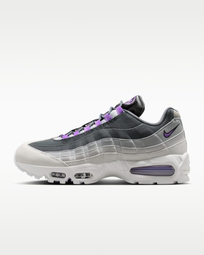 Nike Air Max 95 Big Bubble 'OG' Men's Shoes - Photon Dust/Dark Grey/Grey Fog/Bright Violet - View 1