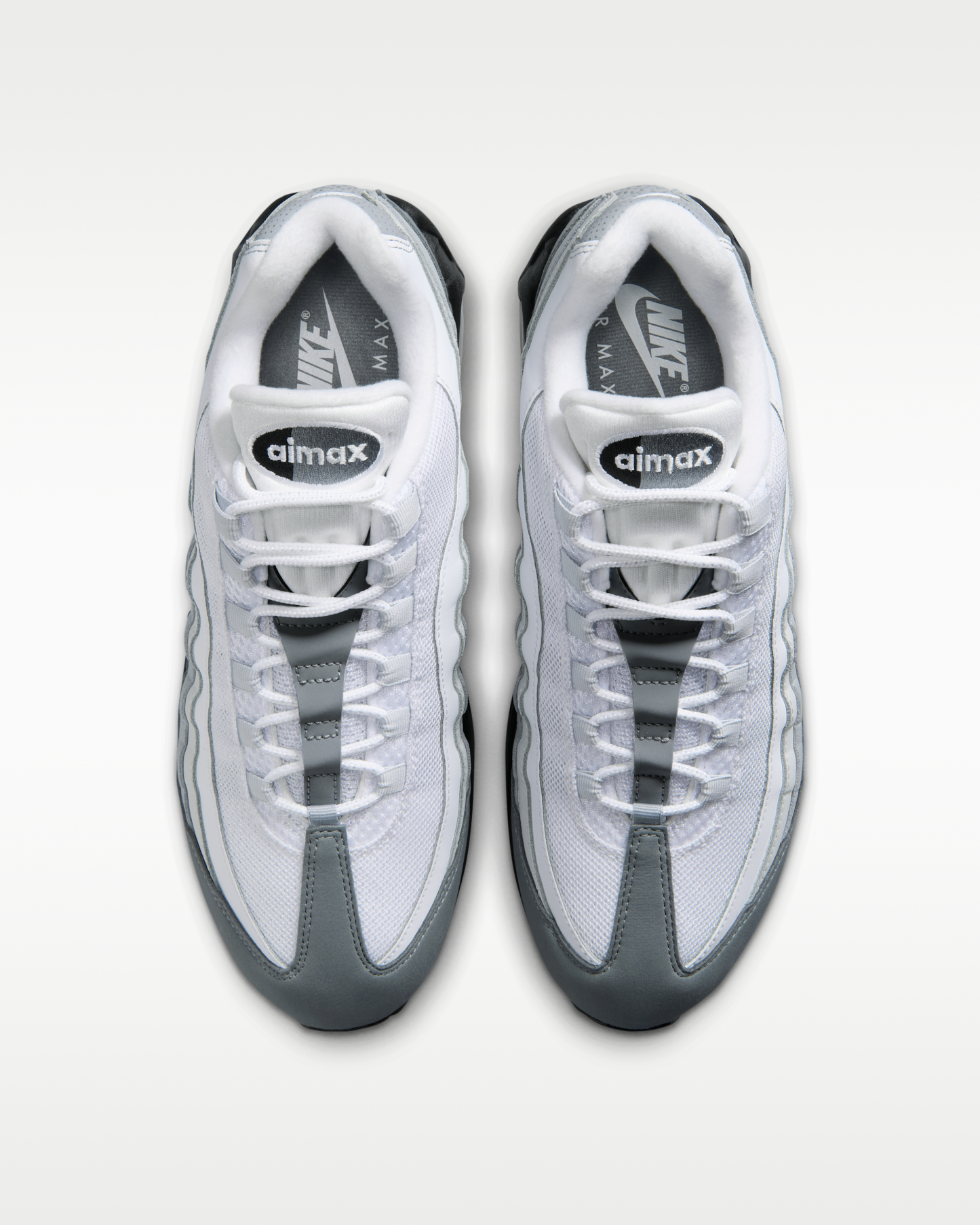 Nike Air Max 95 Big Bubble Men's Shoes - Black/Pure Platinum/Wolf Grey/White - View 4
