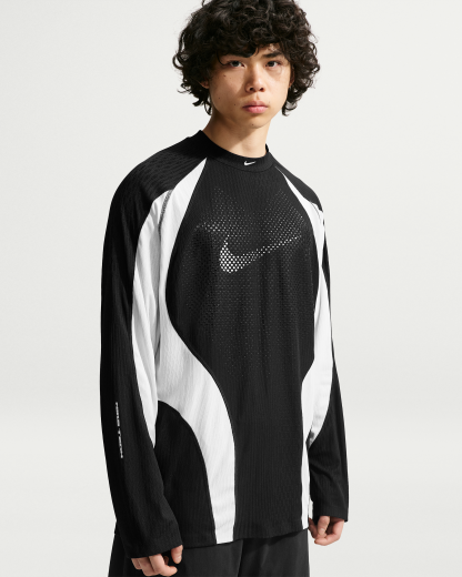 Nike Tech Men's Dri-FIT ADV Jersey - Black/Off-White/Off-White - View 1