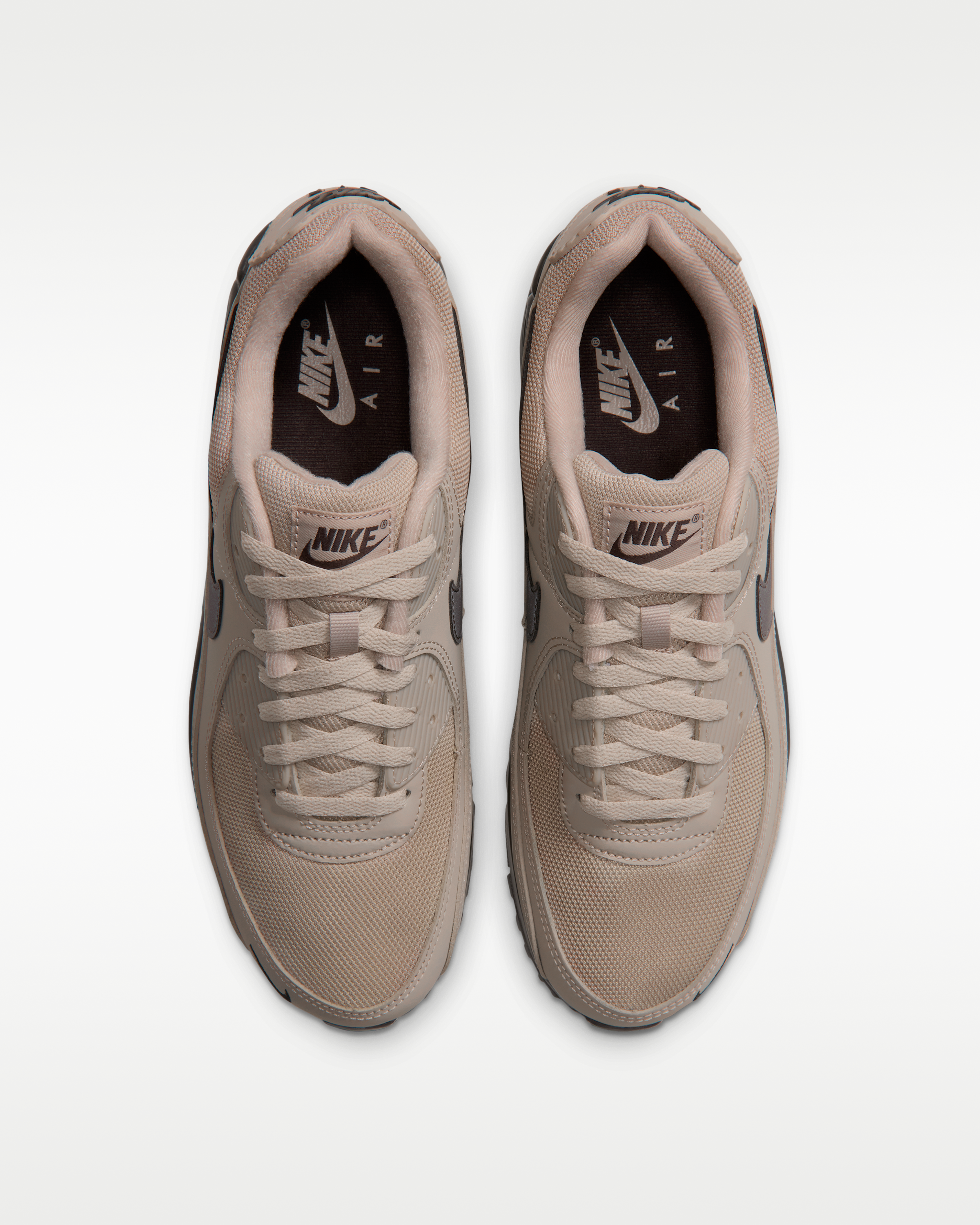 Nike Air Max 90 Men's Shoes - Cream II/Phantom/Light Bone/Medium Ash - View 4