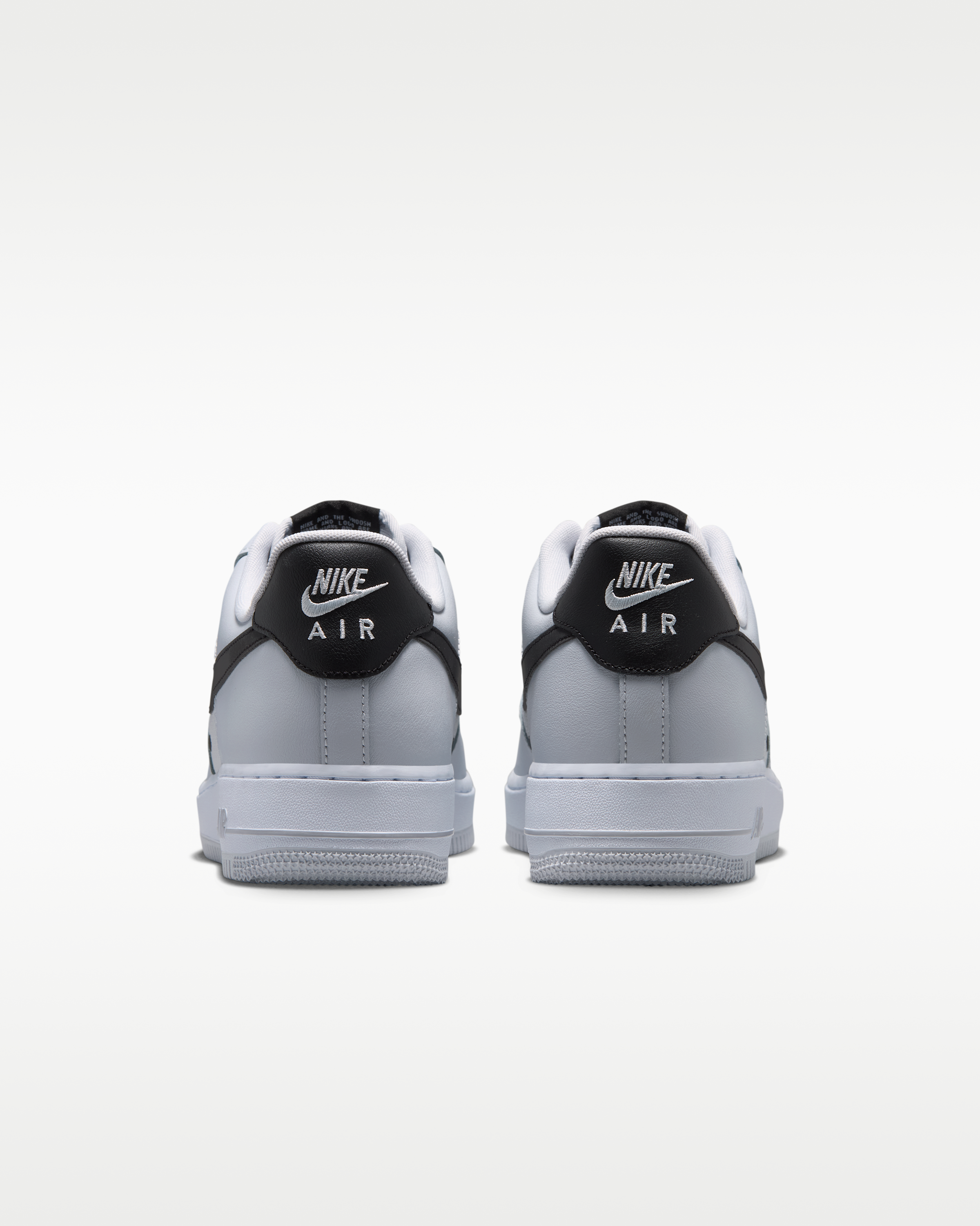 Nike Air Force 1 '07 LV8 Men's Shoes - Geyser Grey/White/Black - View 6