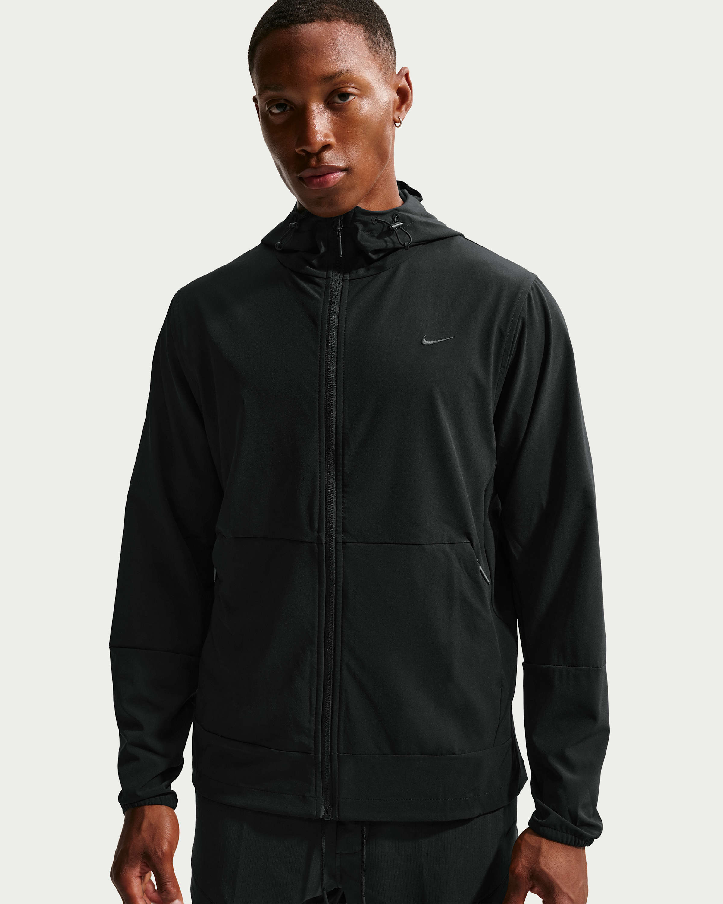 Nike Unlimited Men's Repel Hooded Versatile Jacket - Black/Black/Black - View 1