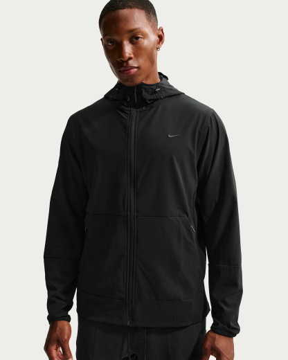 Nike Unlimited Men's Repel Hooded Versatile Jacket - Black/Black/Black - View 1