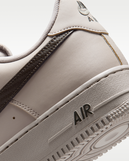 Nike Air Force 1 '07 Men's Shoes - College Grey/Newsprint - View 8