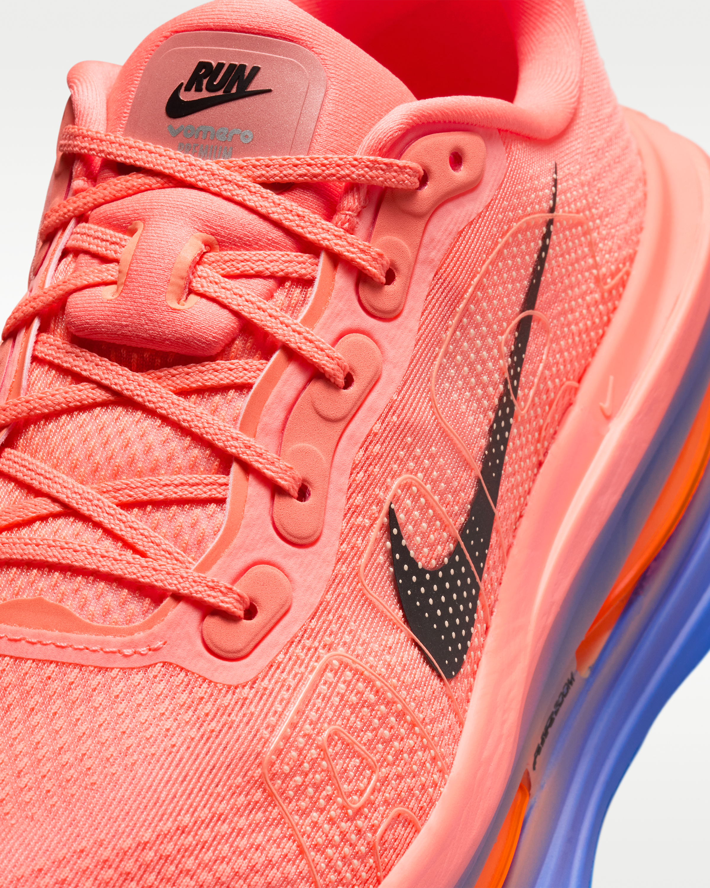 Nike Vomero Premium Men's Road Running Shoes - Atomic Pink/Racer Blue/Crimson Tint/Black - View 7