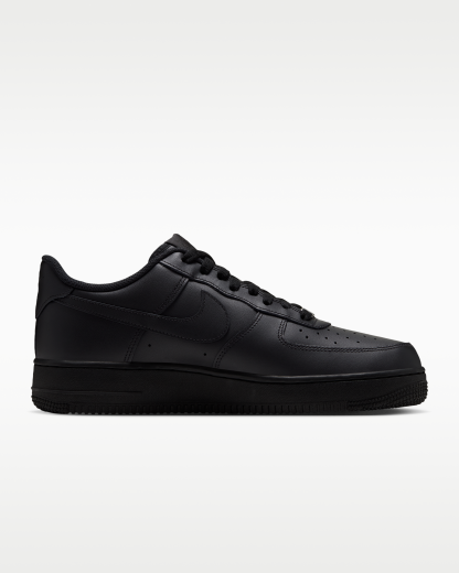 Nike Air Force 1 '07 Men's Shoes - Black/Black - View 3