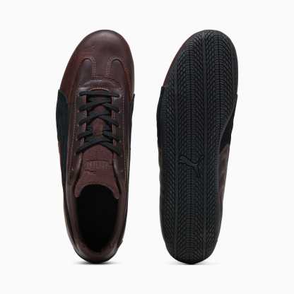 Speedcat Dressed Sneakers Unisex - Leather Brown-PUMA Black - Image 6