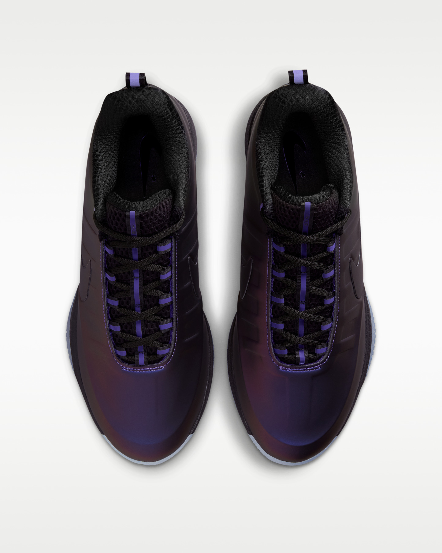 Book 2 PRM 'Eggplant Foamposite' Basketball Shoes - Varsity Purple/Varsity Purple/Black - View 4