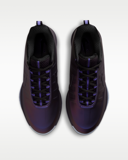 Book 2 PRM 'Eggplant Foamposite' Basketball Shoes - Varsity Purple/Varsity Purple/Black - View 4