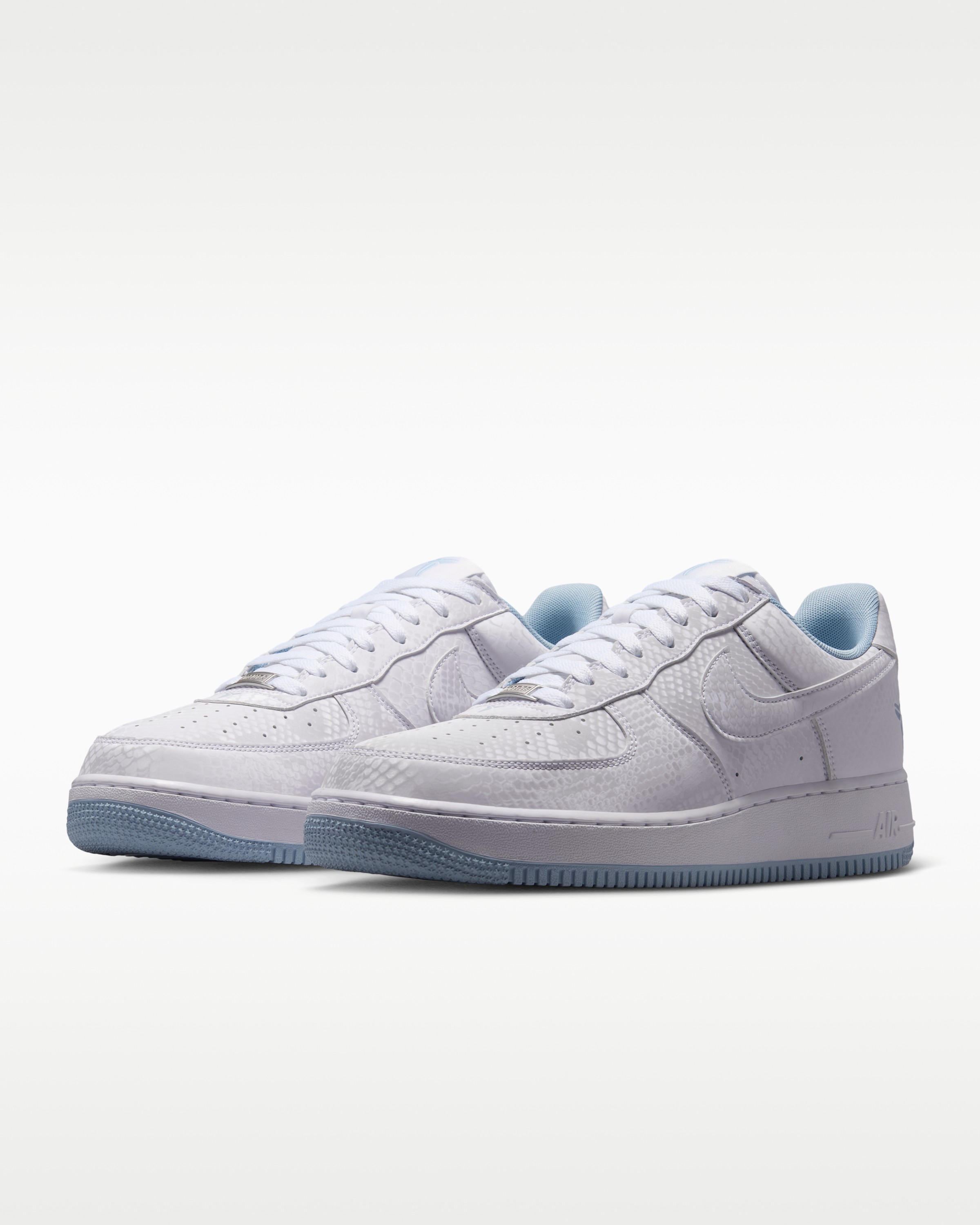 Kobe Air Force 1 Low Men's Shoes - White/Armoury Blue - View 5