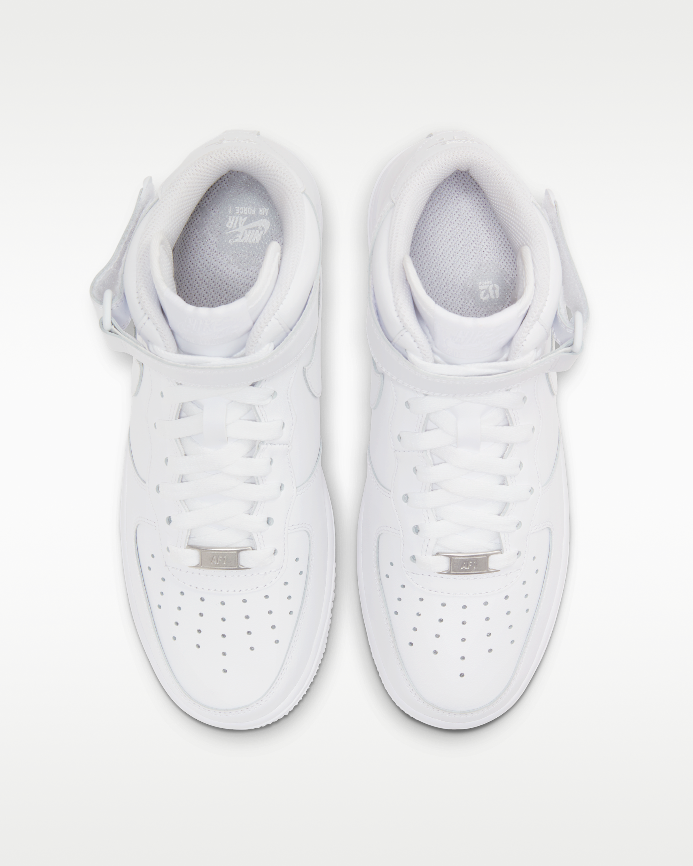 Nike Air Force 1 '07 Mid Women's Shoe - White/White/White - View 4