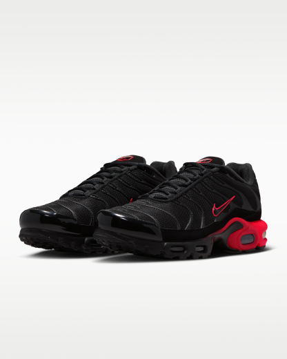 Nike Air Max Plus Men's Shoes - Black/Bright Crimson/Black/Black - View 5