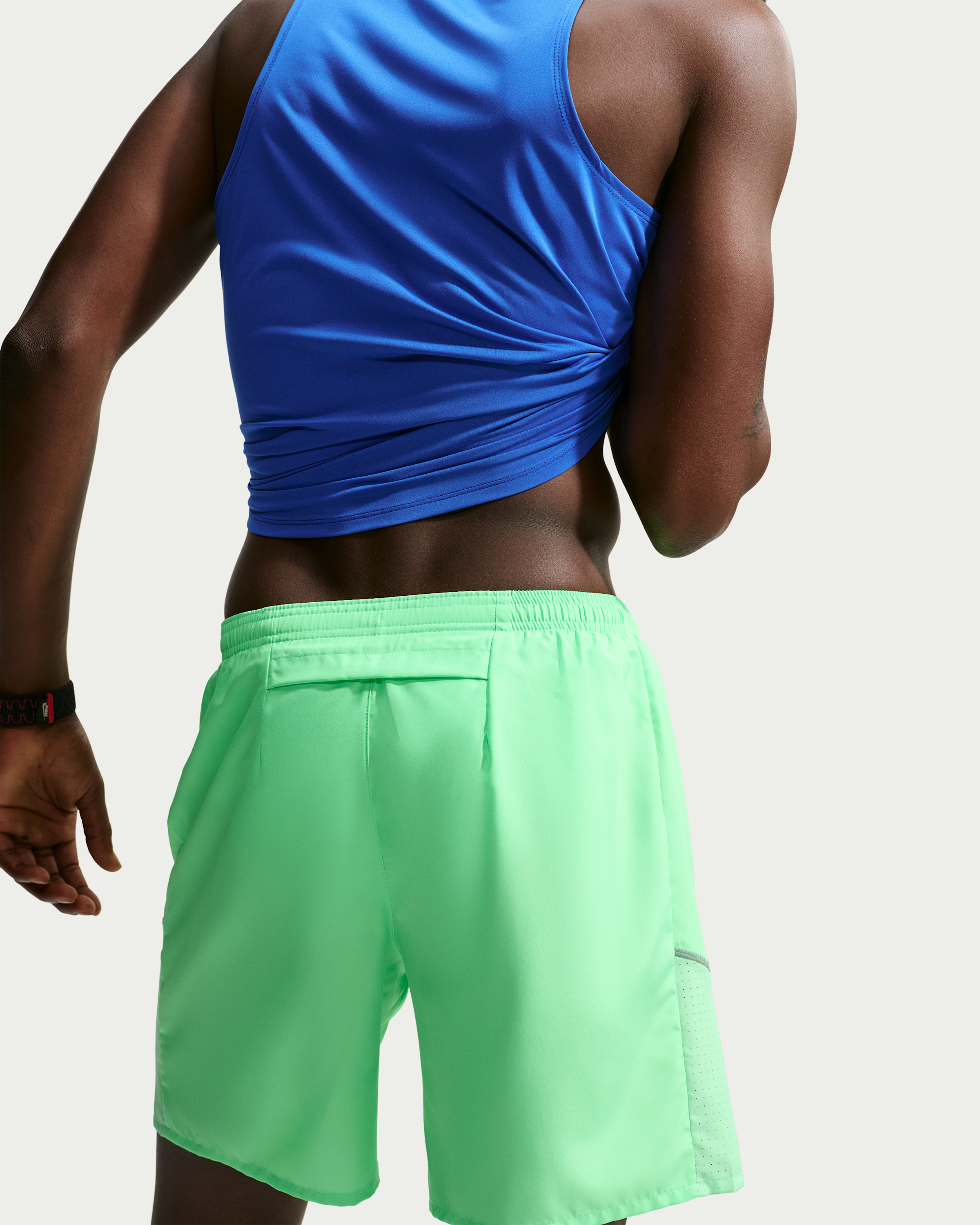 Nike Miler Men's Dri-FIT 18cm (approx.) Brief-Lined Running Shorts - Illusion Green/Cucumber Calm - View 3