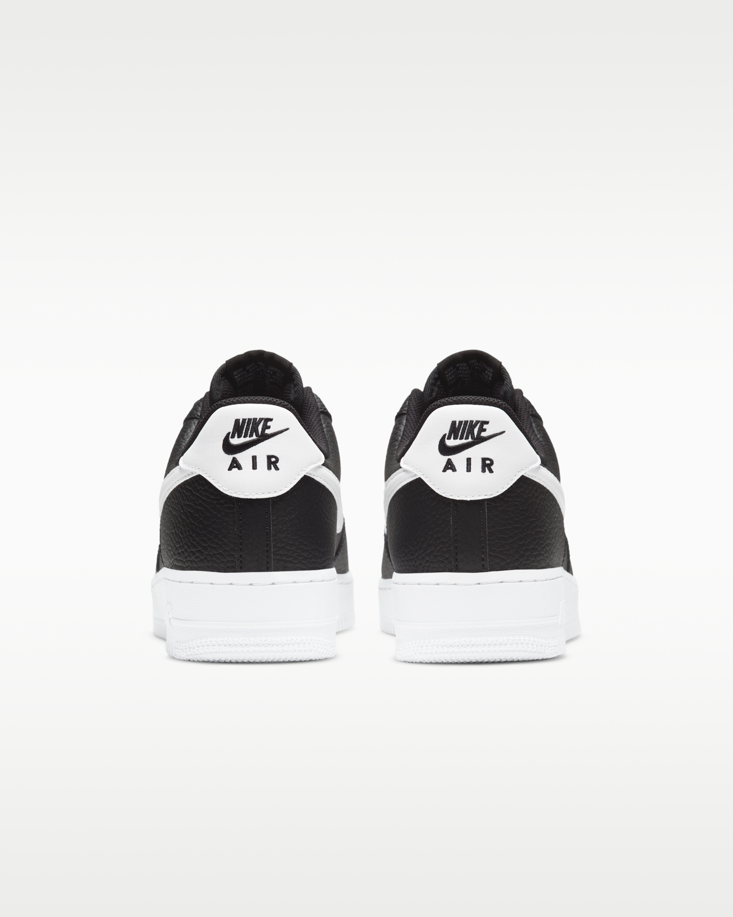 Nike Air Force 1 '07 Men's Shoe - Black/White - View 6