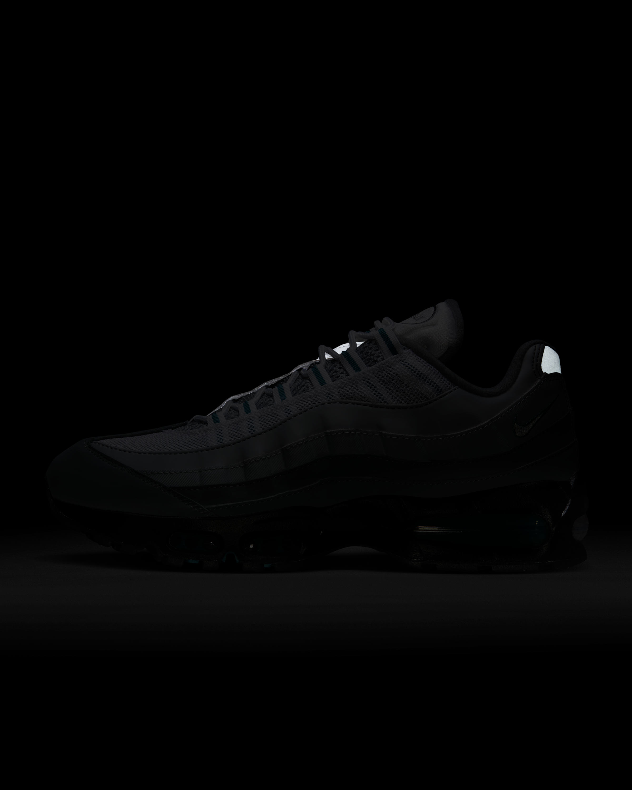 Nike Air Max 95 Big Bubble Men's Shoes - Cool Grey/Mineral Teal/Wolf Grey/Metallic Silver - View 9