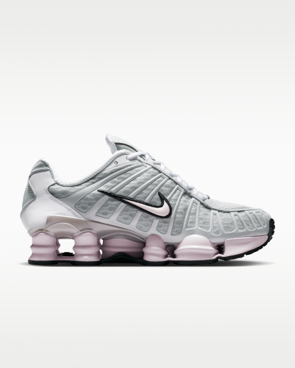 Nike Shox TL Women's Shoes - Neutral Grey/Metallic Silver/Black/Pearl Pink - View 3