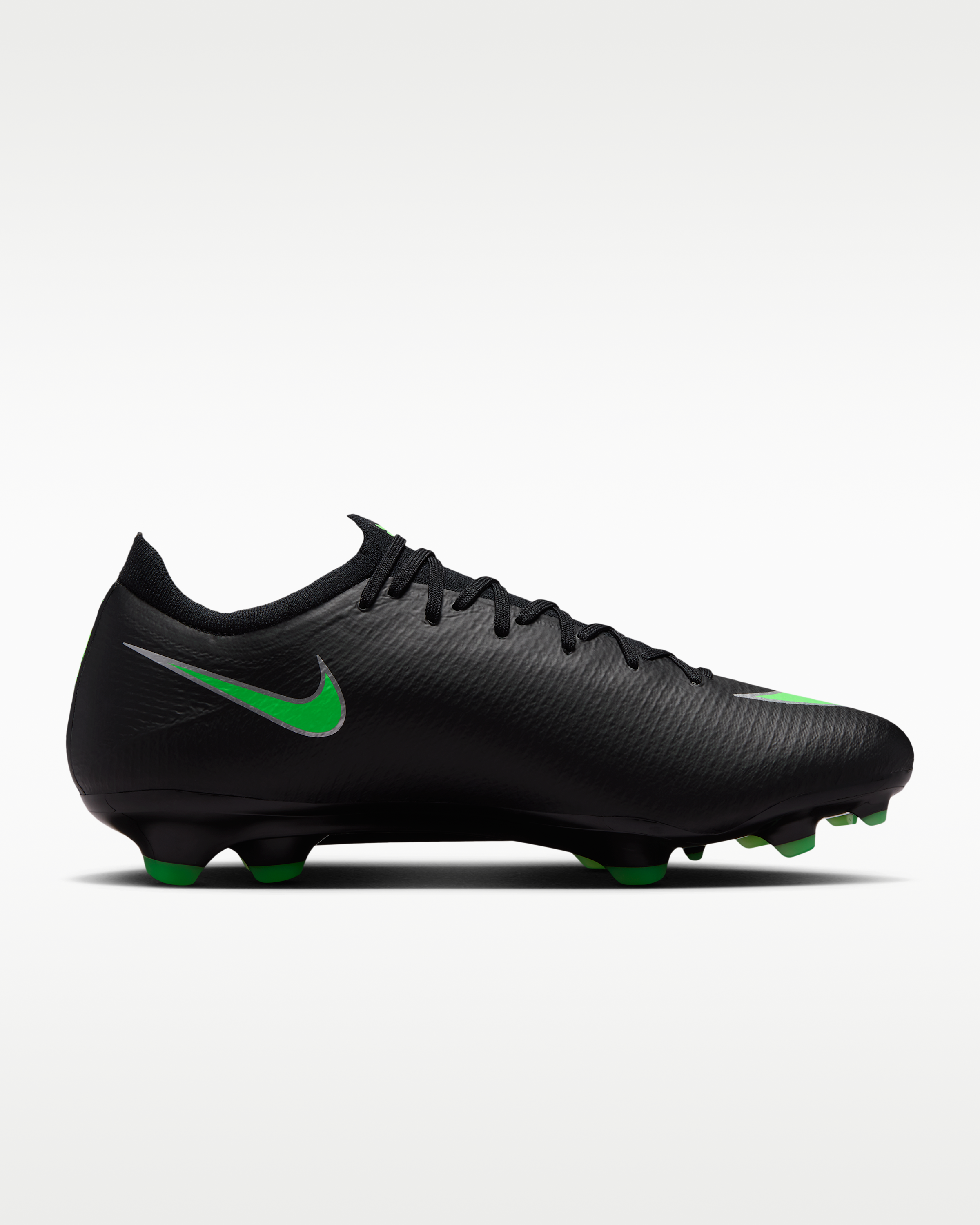 Nike Mercurial Vapor 17 Pro Firm-Ground Low-Top Football Boots - Black/Black/Illusion Green - View 3