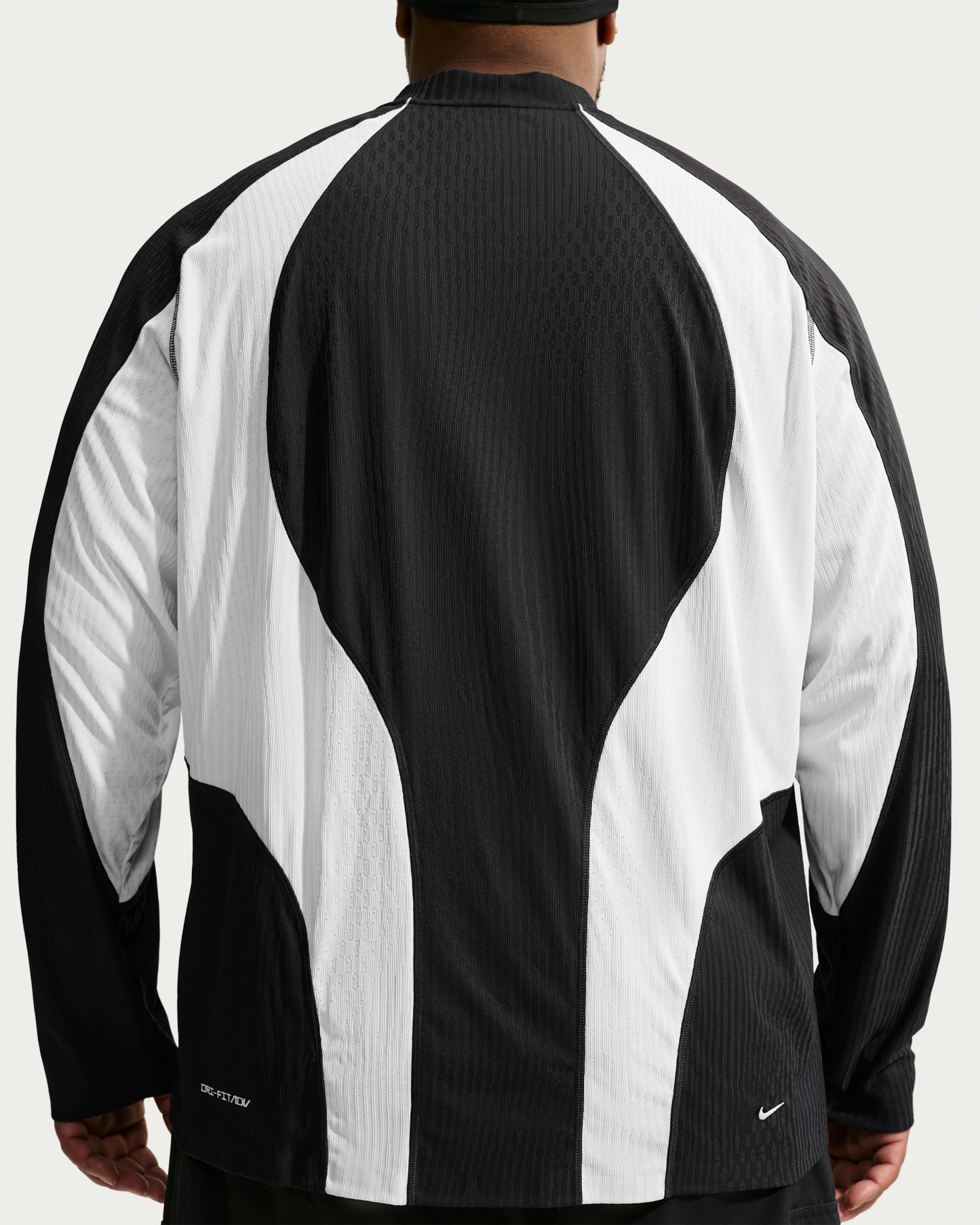 Nike Tech Men's Dri-FIT ADV Jersey - Black/Off-White/Off-White - View 7