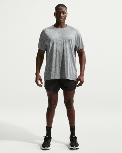 Nike Stride Men's Dri-FIT ADV Short-Sleeve Running Top - Smoke Grey/Heather - View 9