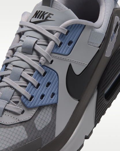 Nike Air Max 90 Drift Men's Shoes - Medium Ash/Work Blue/Wolf Grey/Black - View 7