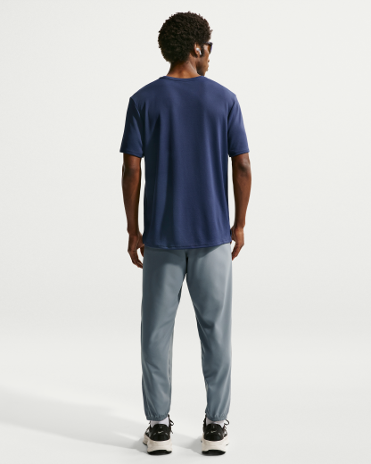 Nike Miler Men's Dri-FIT Short-Sleeve Running Top - Midnight Navy/Obsidian - View 5