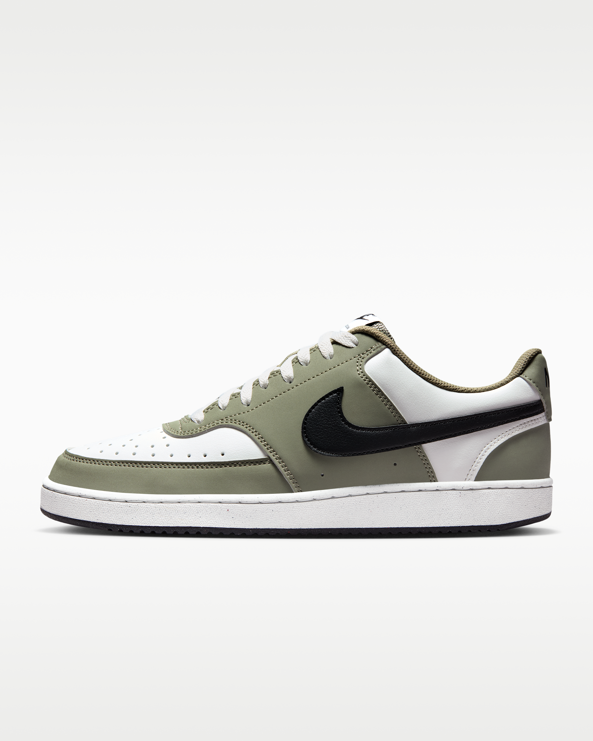 Nike Court Vision Low Men's Shoes - Summit White/Silver Sage/Black - View 1