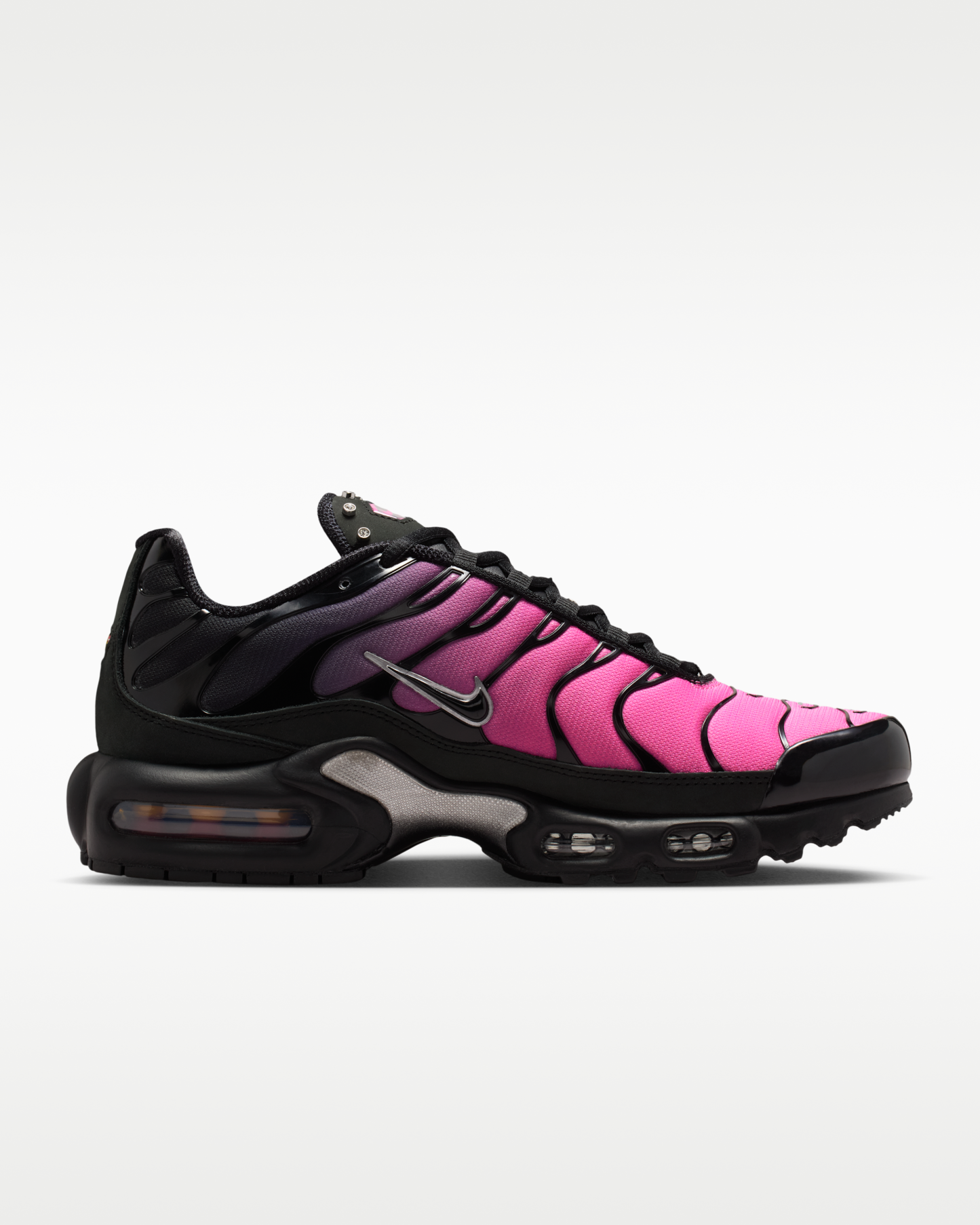 Nike Air Max Plus Women's Shoes - Black/Metallic Silver/Peony - View 3