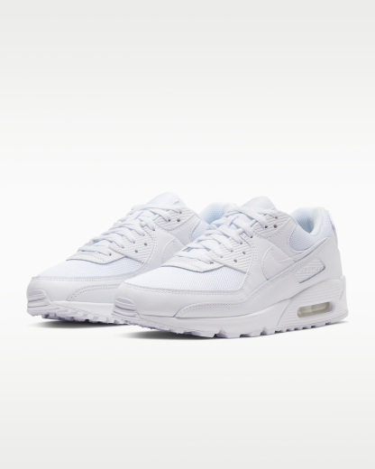 Nike Air Max 90 Men's Shoe - White/White/Wolf Grey/White - View 5