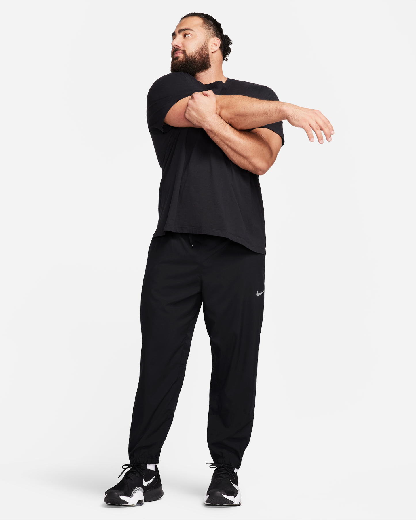 Nike Form Men's Dri-FIT Tapered Versatile Trousers - Black/Black - View 13