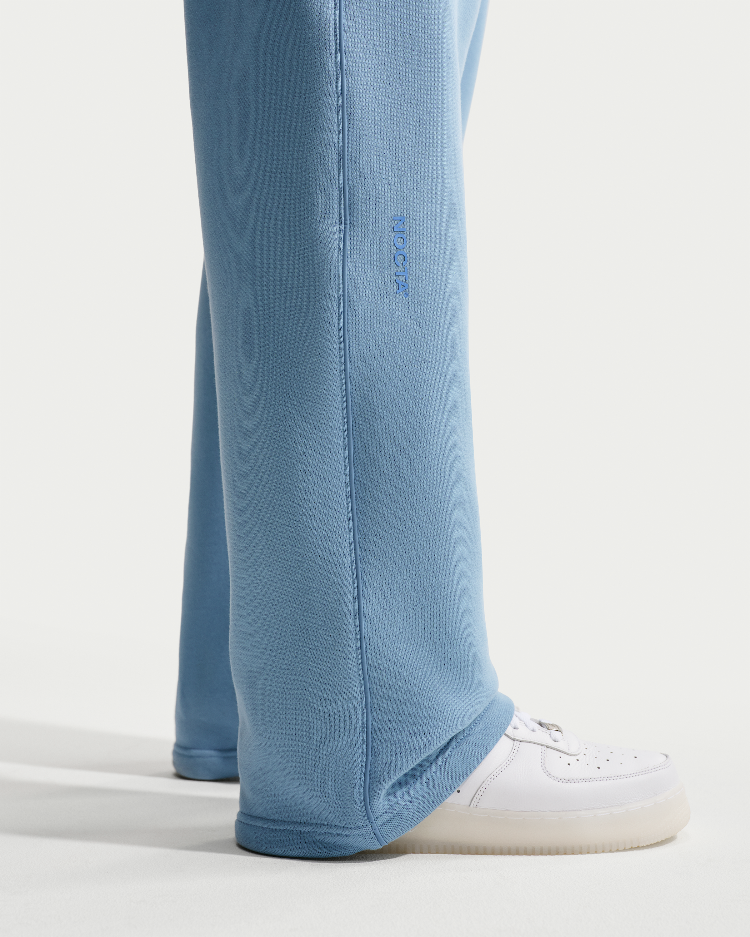NOCTA NOCTA Fleece CS Open-Hem Tracksuit Bottoms - Work Blue/Polar - View 8