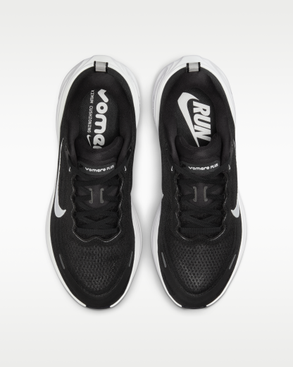 Nike Vomero Plus Women's Road Running Shoes - Black/Cool Grey/Metallic Dark Grey/White - View 4