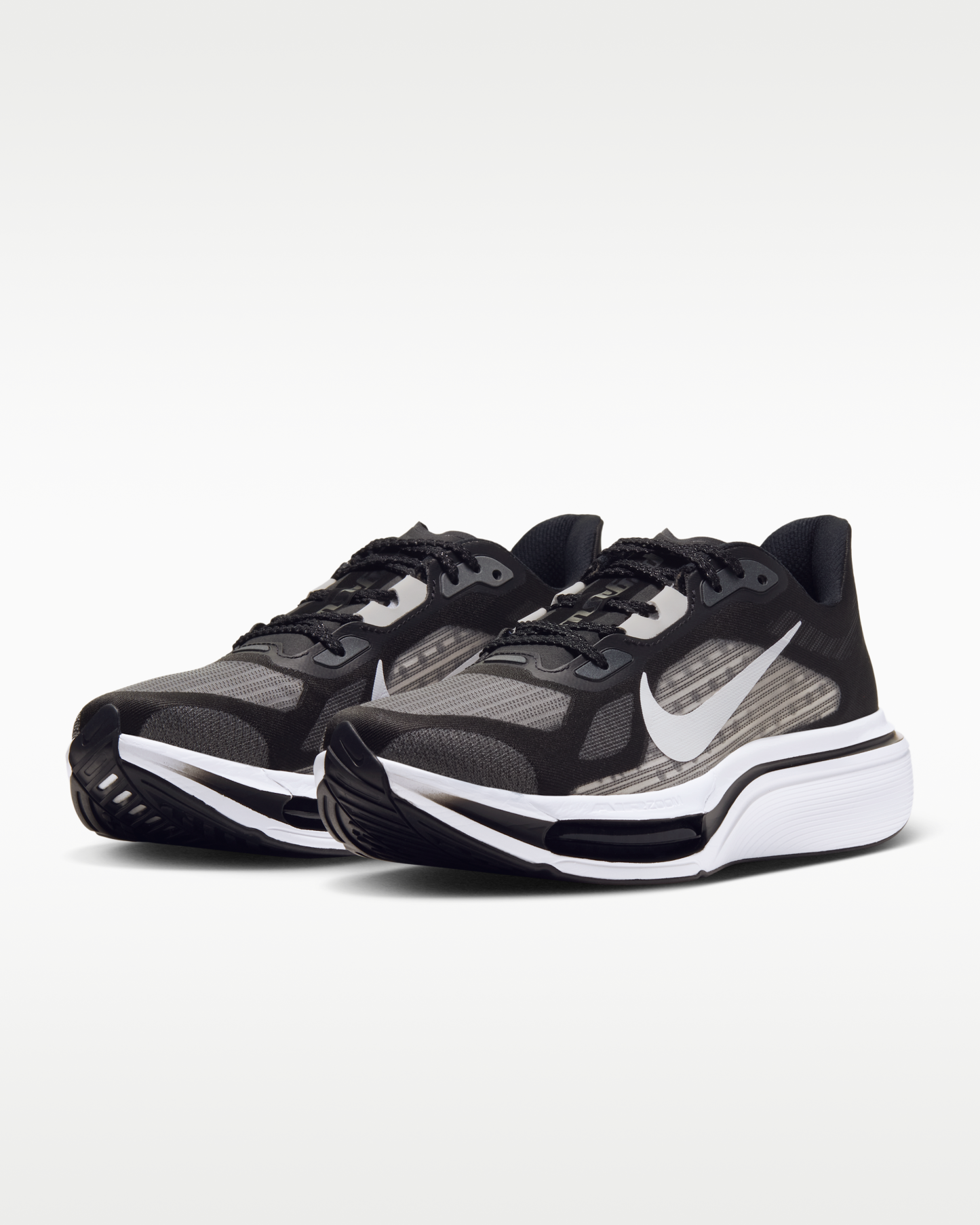 Nike Pegasus Plus 2 Women's Road-Running Shoes - Black/Smoke Grey/White - View 5
