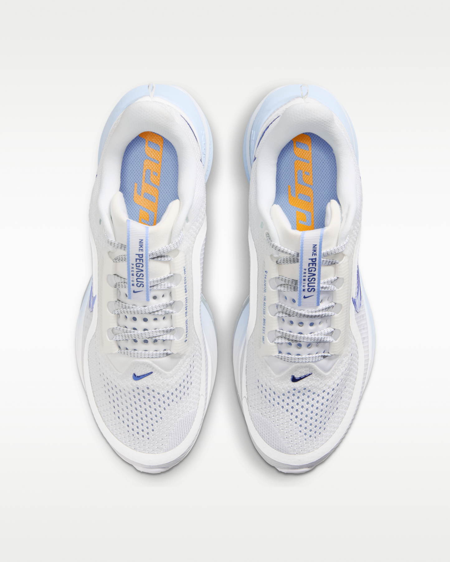 Nike Pegasus Premium Women's Road Running Shoes - White/Aluminium/Sundial/Mystic Navy - View 4