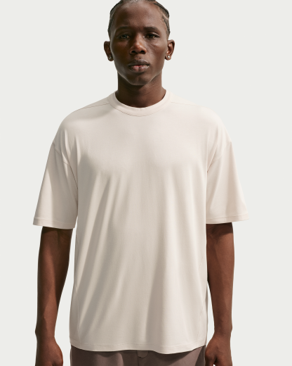 Nike 24.7 ImpossiblySoft Light Men's Dri-FIT Short-Sleeved T-Shirt - Light Orewood Brown/Sail/Light Iron Ore - View 1