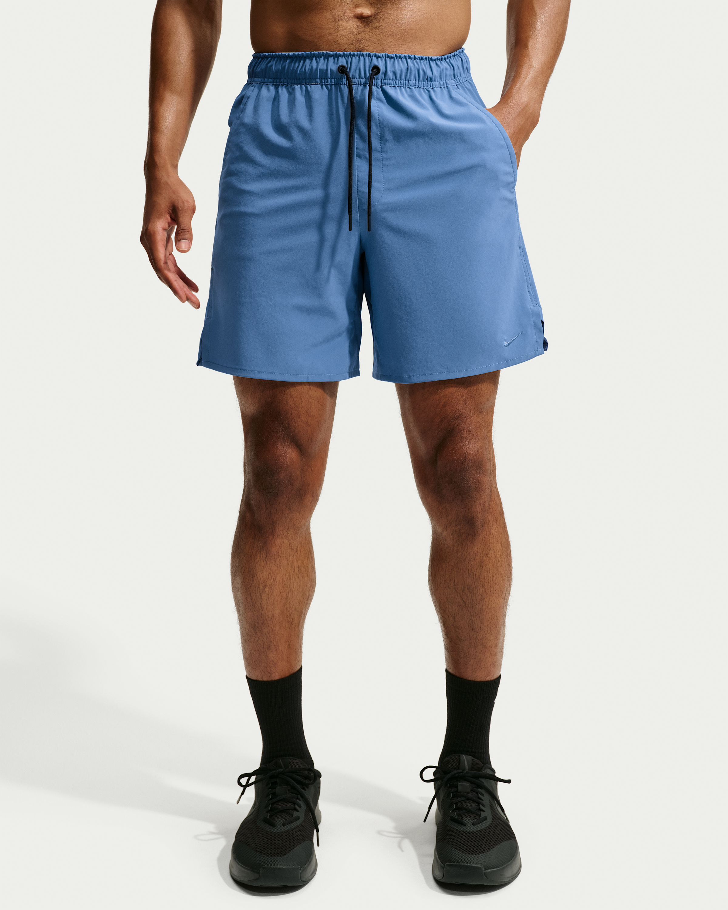 Nike Unlimited Men's Dri-FIT 18cm (approx.) Unlined Versatile Shorts - Indigo Storm/Black/Indigo Storm - View 2