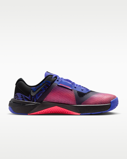 Nike Metcon 10 AMP Men's Training Shoes - Black/Hyper Punch/Metallic Platinum - View 3