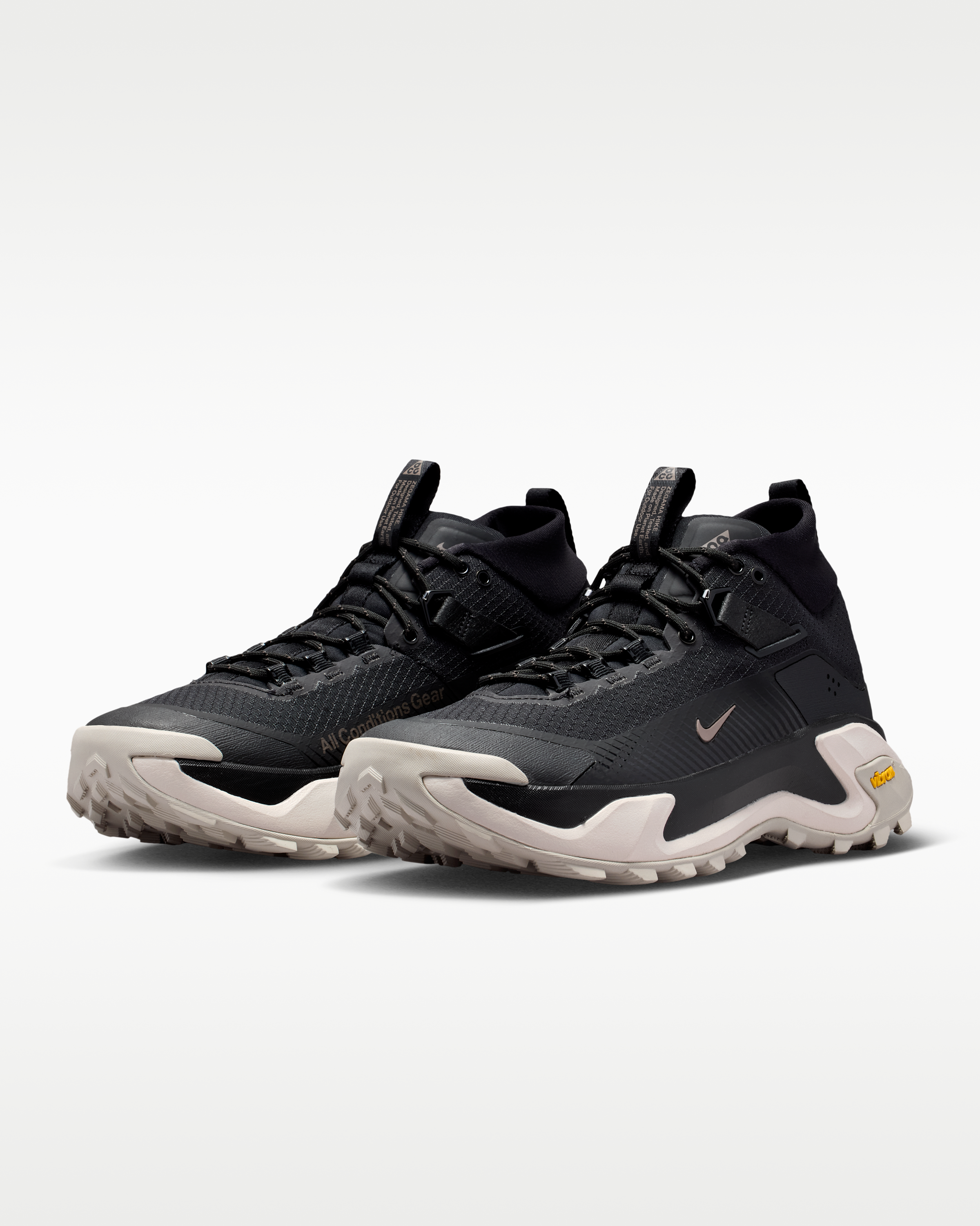 ACG Zegama Hike Men's Hiking Shoes - Black/Cream II/Ironstone - View 5