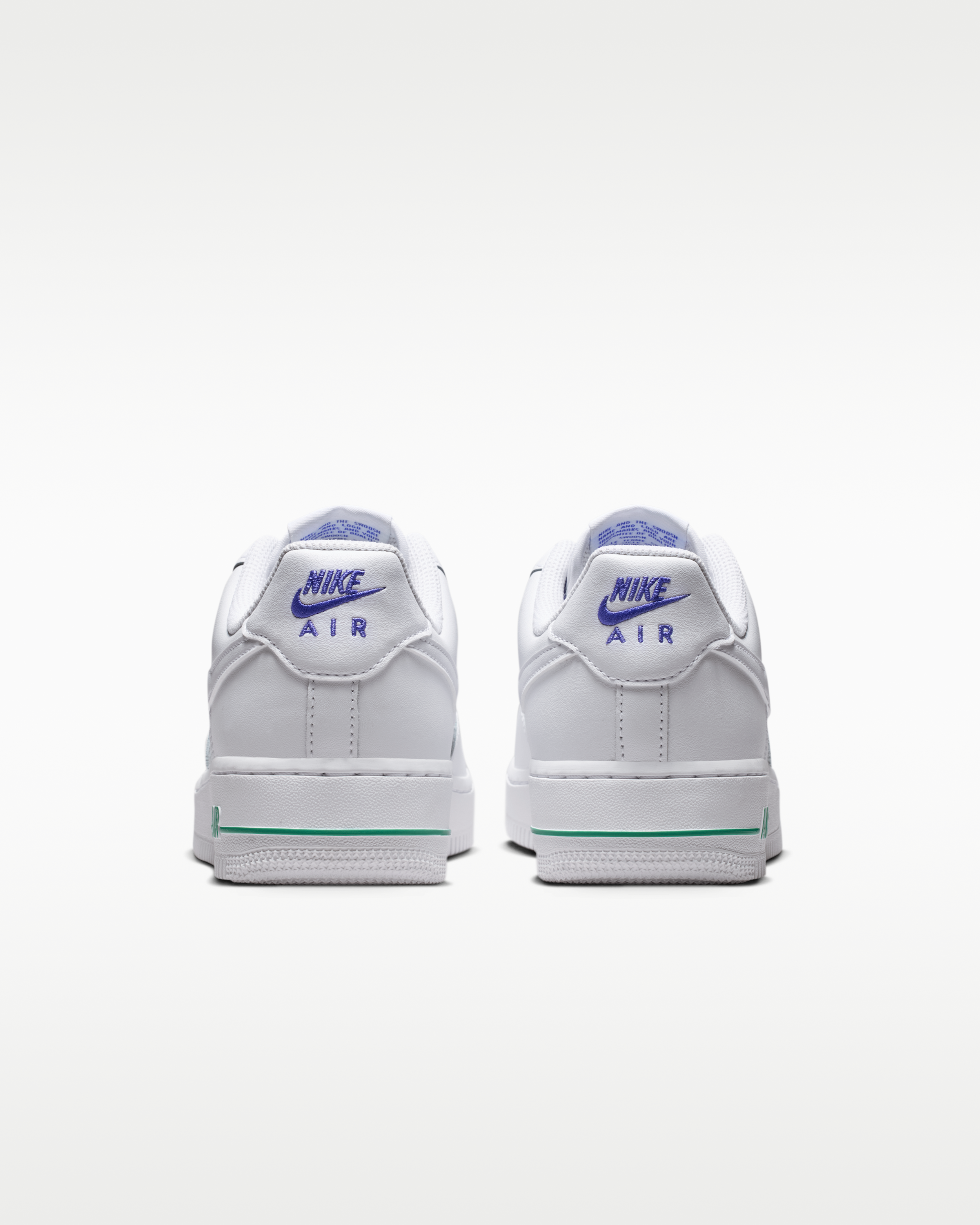 Nike Air Force 1 '07 SE Women's Shoes - White/Persian Violet/Stadium Green/White - View 6